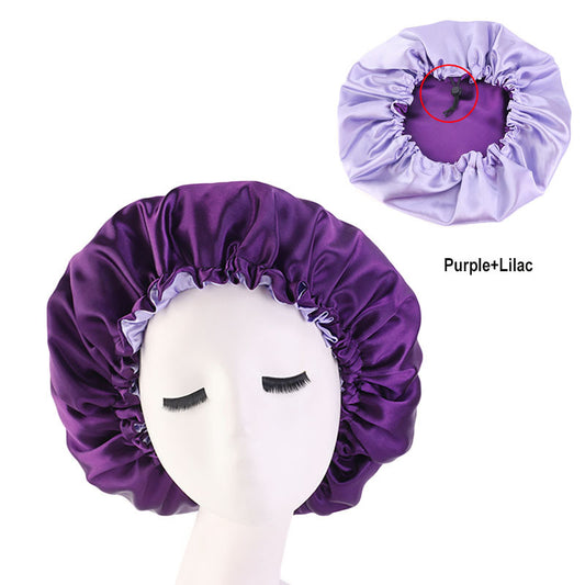 Reversible Satin Hair Caps